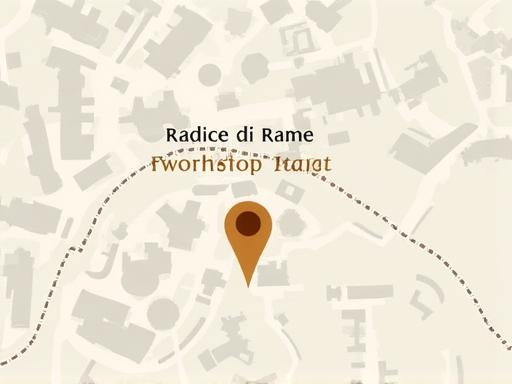 Mappa che indica la posizione del laboratorio Radice di Rame a Firenze.